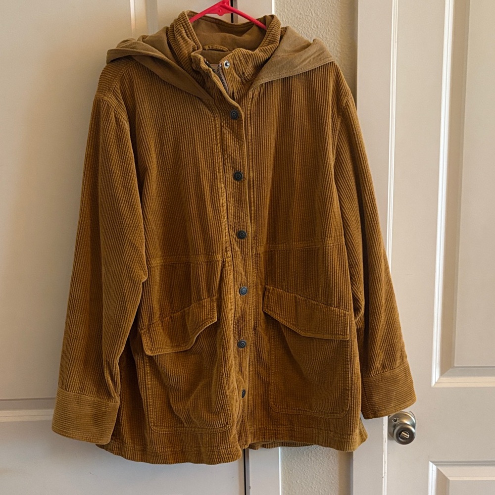 We the Free Starla Corduroy Hooded Jacket